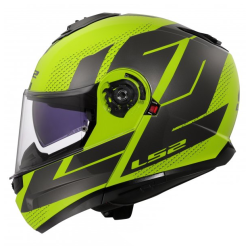 Kask szczękowy LS2 Strobe II Code H-V Yellow